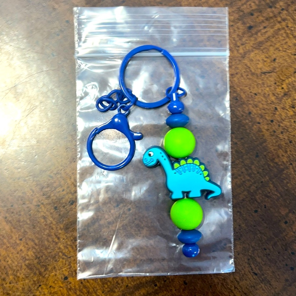 Hand-Made Dinosaur Keychain